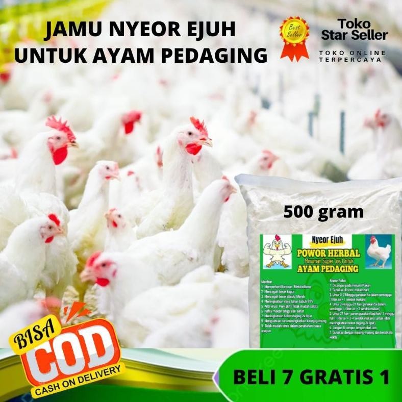 

Gc27 Vitamin Ayam Broiler/Pedaging Ramuan Herbal Nyeor Ejuh Extra Gula Untuk Nafsu Makan Dan Cepat Gemuk Premium