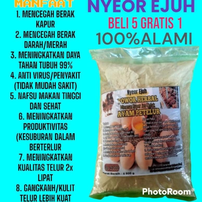 

Re-65 Nyeor Ejuh Jamu/Minuman Herbal Ayam Petelur Dan Sejenisnya Super Josssssss Berkualitas