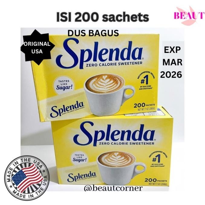 

Splenda Zero Calorie Sweetener 200 Sachets April Staroutlet