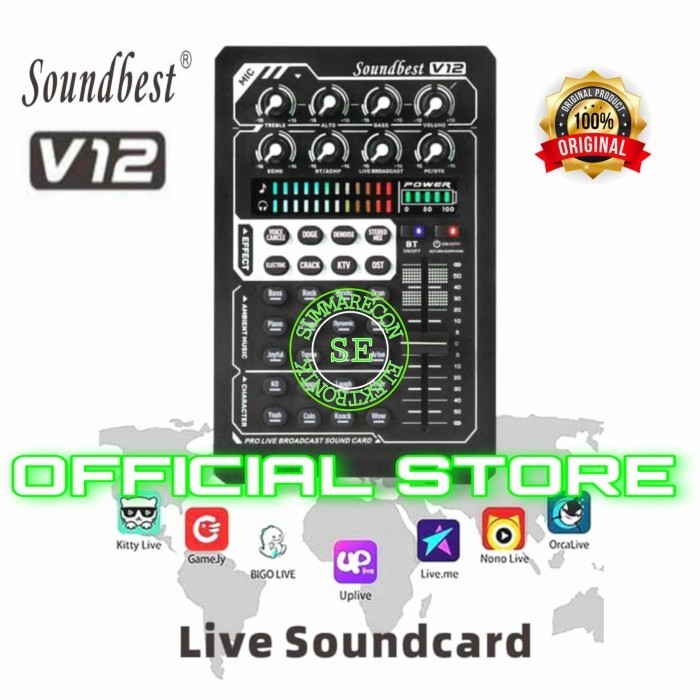

soundd recording original soundbest v12 youtuber bigo live record