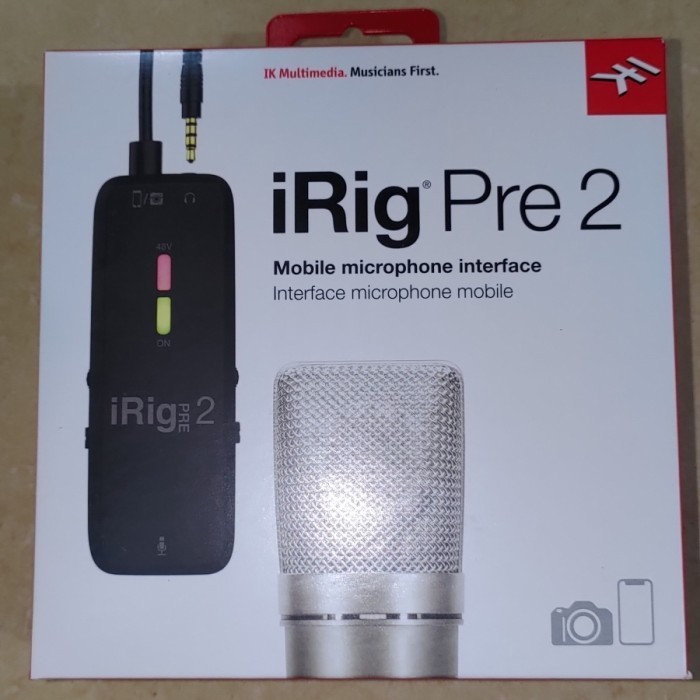 

IRIG Pre 2 mobile IK Multimedia Ultra Compact Interface Original Resmi