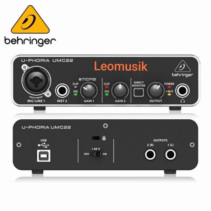 

UMC 22/UMC-22/UMC22 AUDIO INTERFACE SOUNDD ORIGINAL