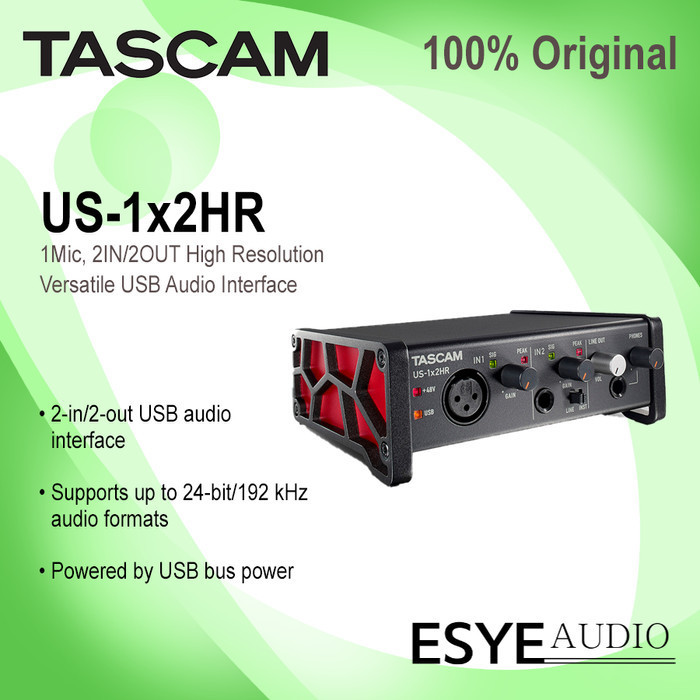 

TASCAM US-1x2HR - USB Audio Interface 67 orang melihat barang ini