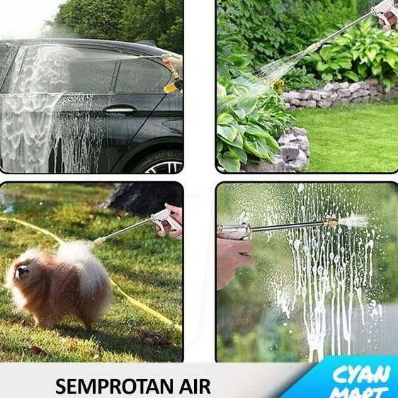 Semprotan Air Cuci Mobil Kepala Selang Nozzle Water Stainless Kirataso
