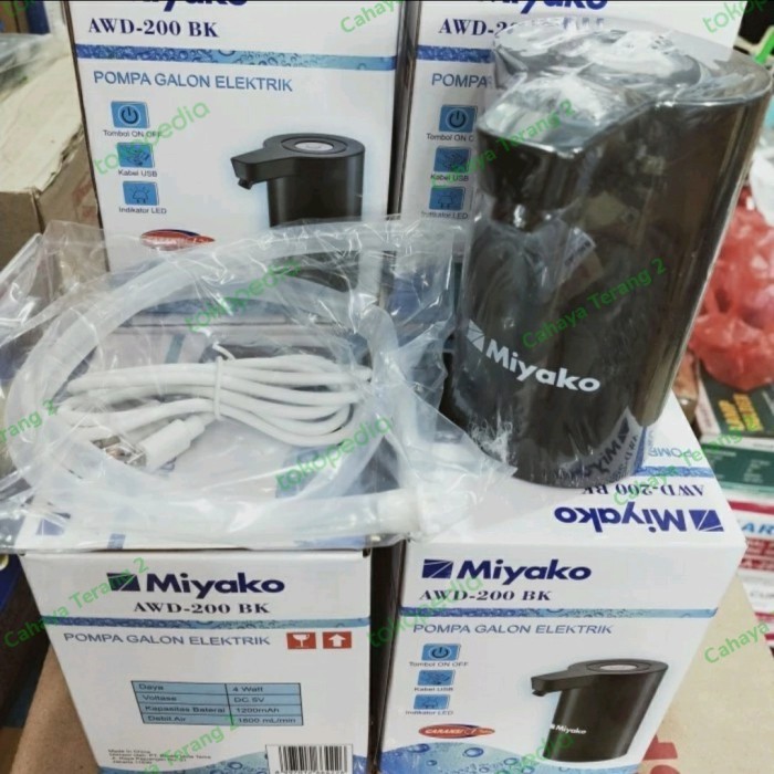 Pompa Galon Elektrik Miyako /Pompa Galon Elektrik Rechargeable Miyako