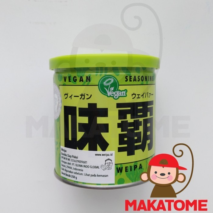 

Terlaris Weipa VEGAN Japan All Purpose Seasoning 250 gr bumbu kaldu 250gr SALE