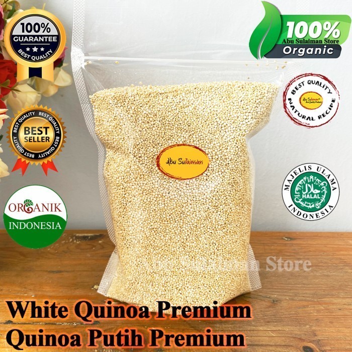 

Terlaris WHITE QUINOA 1 KG / Quinoa Putih 1 kg / White Quinoa Premium / Kinoa SALE