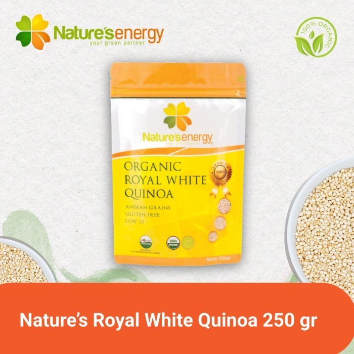

Terlaris Natures Energy Organic Royal White Quinoa 250 gr SALE