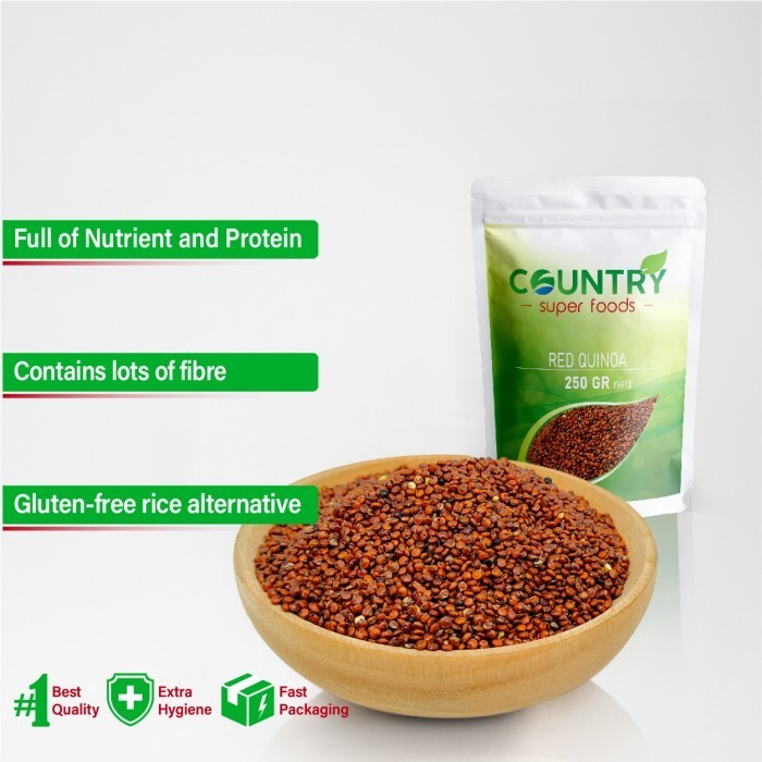 

Terlaris Red Quinoa Seeds - 250 gr - Biji Quinoa Merah SALE