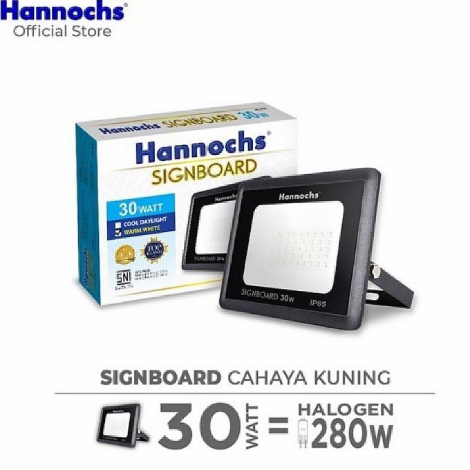 NEW Hannochs Flood light Signboard LED 20 - 200 Watt Kuning / WW