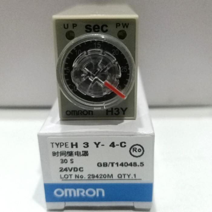 H3Y-4-30S Timer Omron 24Vdc Timer H3Y4 24Vdc