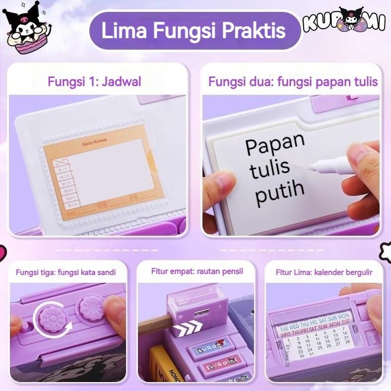 

Penjual LokalTempat Pensil Multifungsi Motif Unicorn / Dinosaurus / Astronot Untuk Anak Tk/Kotak Pensil Pola Kartun Lapisan Ganda dengan Rautan Kapasitas Tinggi Kotak Alat Tulis