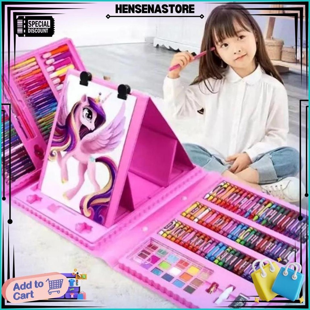 

Crayon Art Set Colouring Box/ Krayon Lengkap/ Set Mewarnai Gratis Ongkir