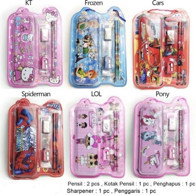 

Alat Tulis Set Dengan Kotak Pensil Kalezng,Sw.. Sale