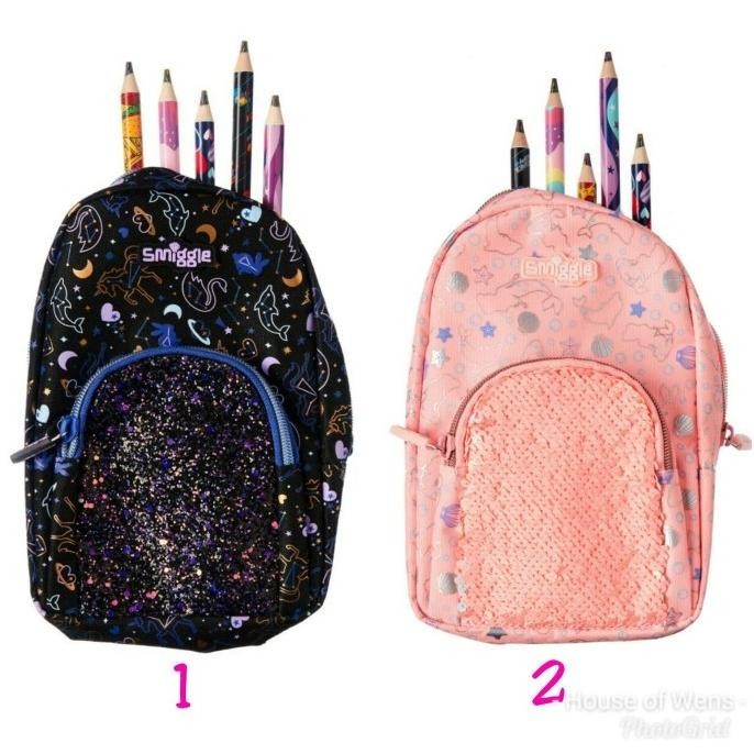 

Smiggle Glitz Mini Backpack Pencil Case - Tempat Pensil Smiggle