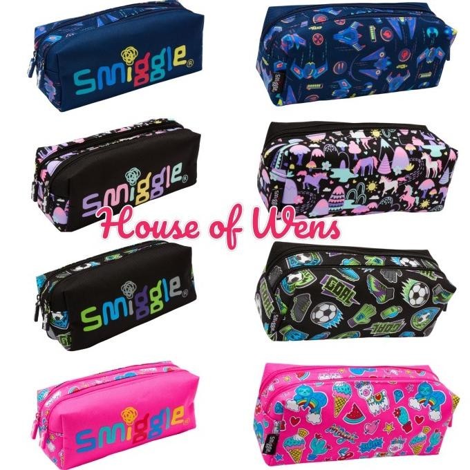 

Smiggle Vibin Twin Zip Pencil Case Original - Tempat Pensil Smiggle