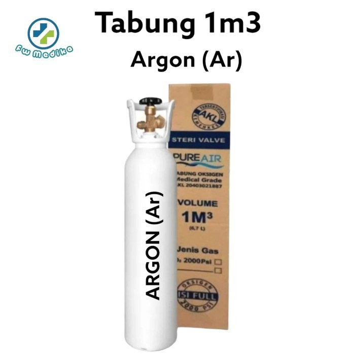 Tabung Gas Las Argon 1M3 + Isi Argon
