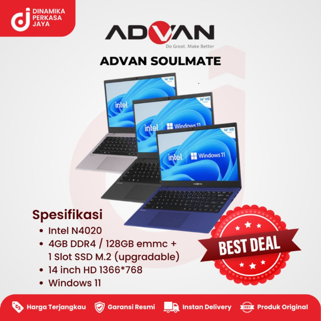 Laptop Advan SOULMATE BLUE notebook