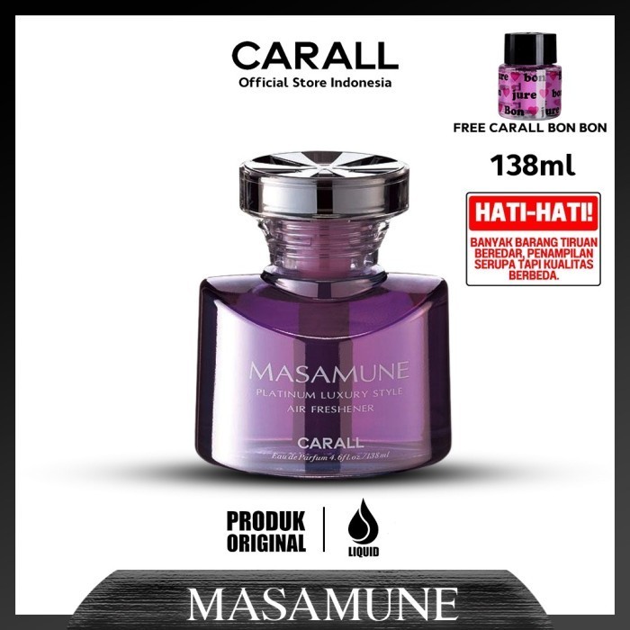 Sale Parfum Mobil Carall Masamune 1230 // Platinum Shower Made In Japan