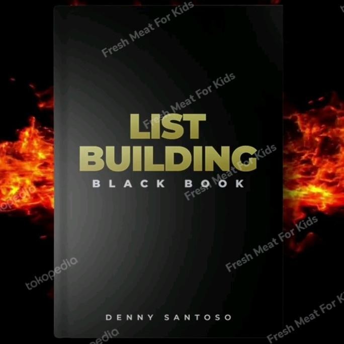 Buku Bisnis List Building Black Book original Denny Santoso