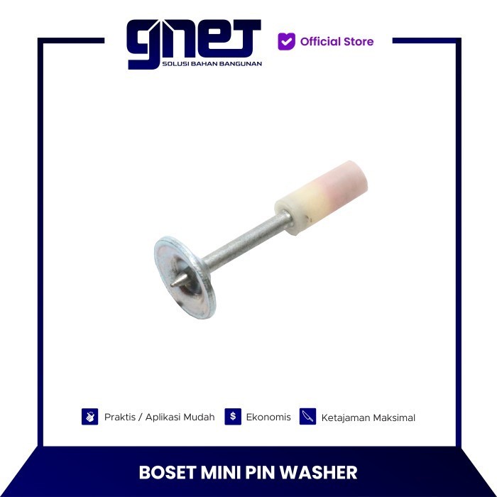 Boset Mini Pin Washer Paku Tembak Beton