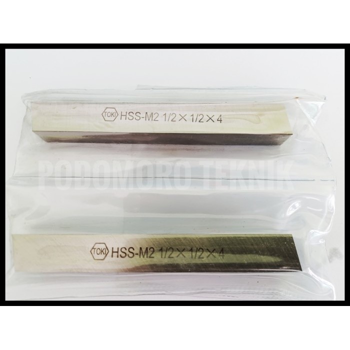 Toki Mata Pahat Bubut Hss M2 1/2X1/2X4 Pahat Toki Hss-M2 1/2X1/2X4