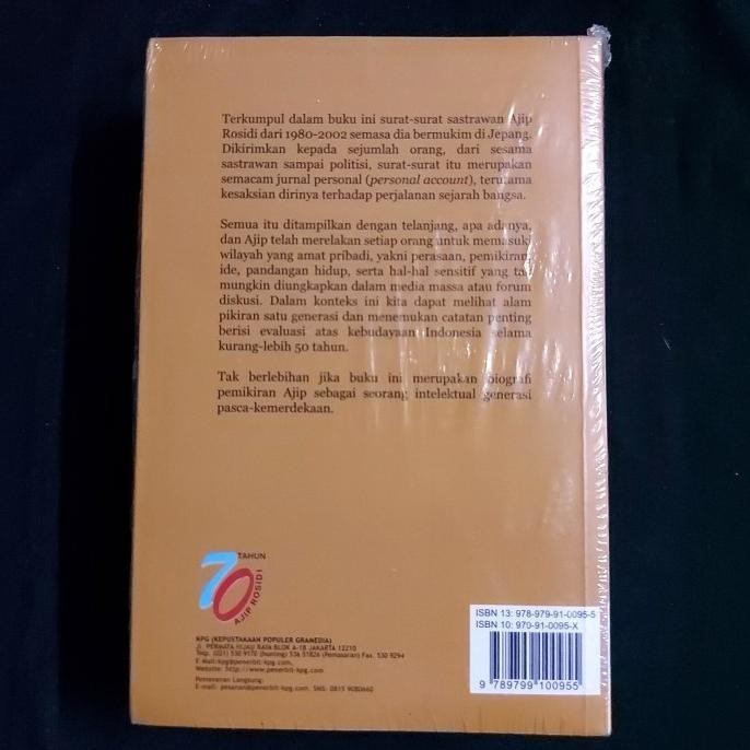 [New] Buku Yang Datang Telanjang Surat Surat Ajip Rosidi Dari Jepang 1980 20