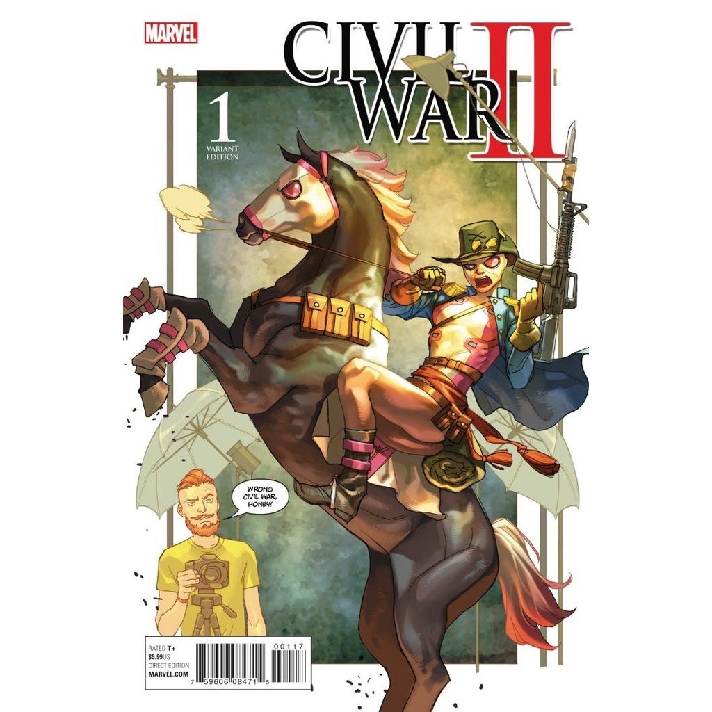 [Ready] Civil War Ii #1 (Of 8) Yasmine Putri Party Variant