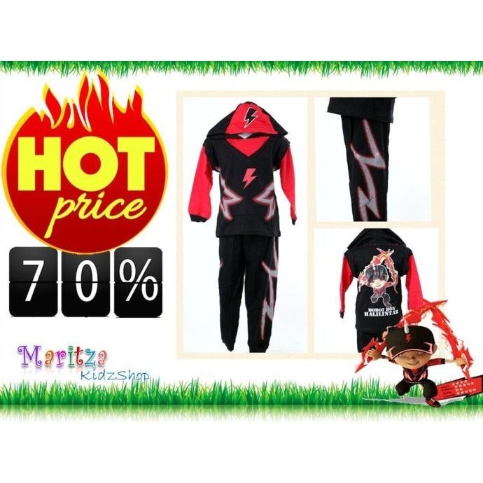 Baju / Kostum Anak Boboiboy Halilintar