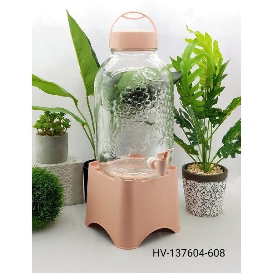 [Cod] Dispenser Minuman Air Meja Stand Embossed Beverage Dispenser - Herevin