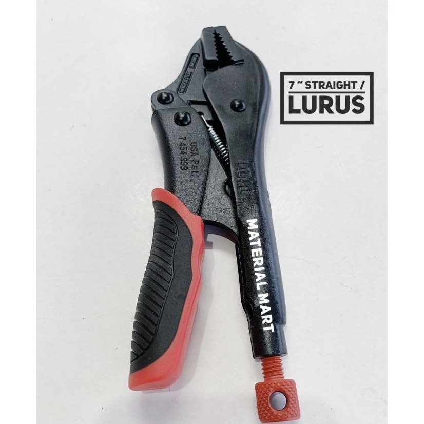 Tang Jepit Buaya Toho Lurus 7" | Tang Buaya Straight Jaw Bajul Asli