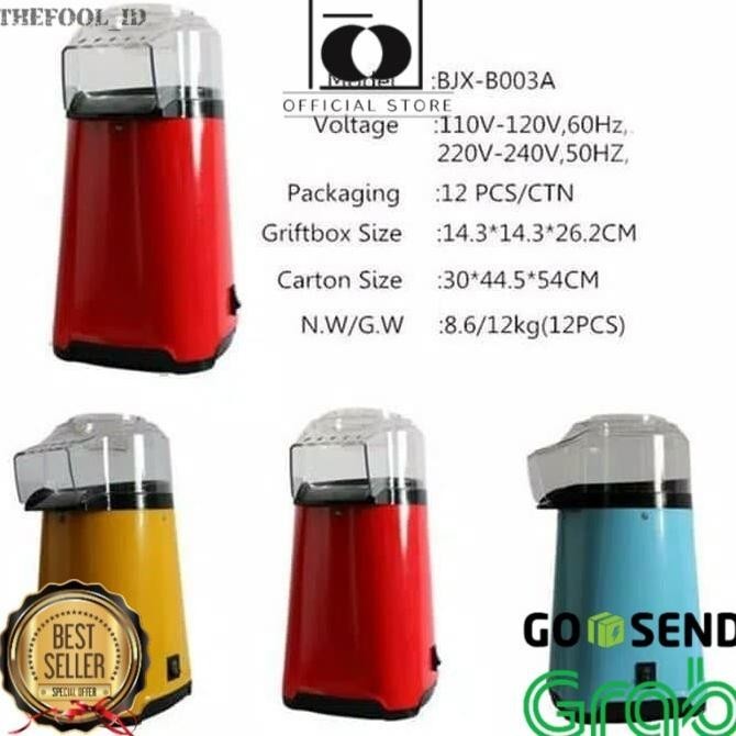 [New] Mesin Popcorn Mini/Pembuat Popcorn Mini/Popcorn Maker