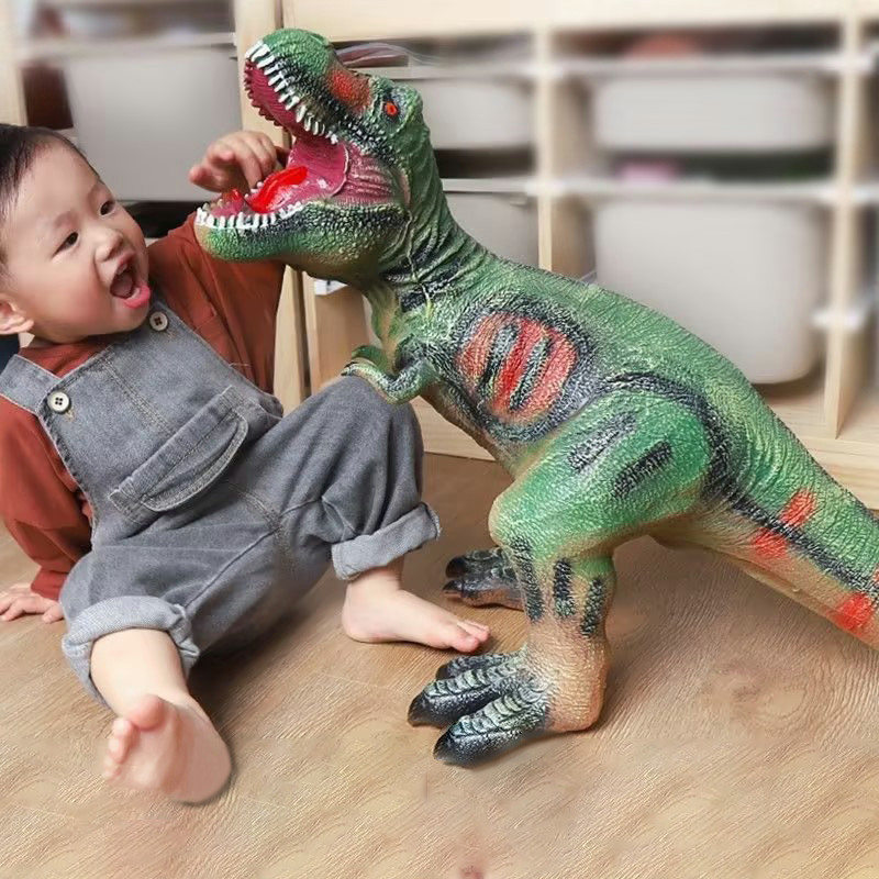 Boneka Bantal // CODmainan dinosaurus bersuara /karet mainan dinosaurus besar / dinosaurus karet /