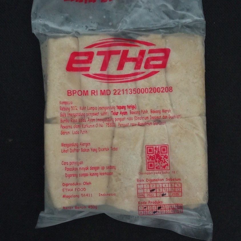

Lumpia Rebung Etha 450gr Isi 10