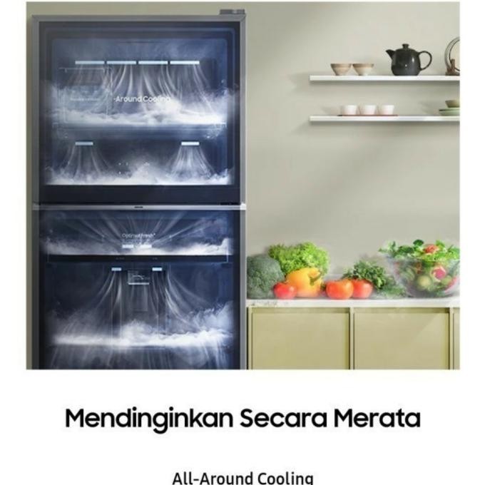 [Ready Stock] Samsung Rt38Cg420B1 Kulkas Ungkep Compartement 393L New 2023
