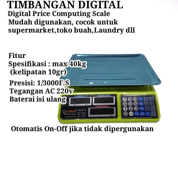 [Garansi] Timbangan Digital Buah Dan Barang