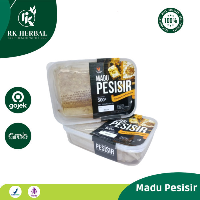 

Ready MADU PESISIR Madu Sarang Lebah Asli - Kemasan 500 Gram