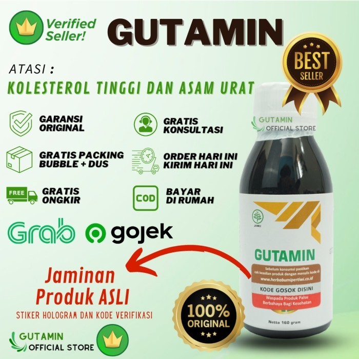

Ready MADU GUTAMIN ASLI OBAT KOLESTEROL REAKSI 3X LEBIH CEPAT