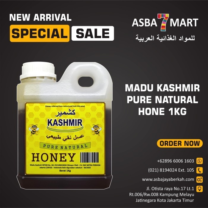 

Ready MADU KASHMIR NATURAL HONEY REPACK 1KG