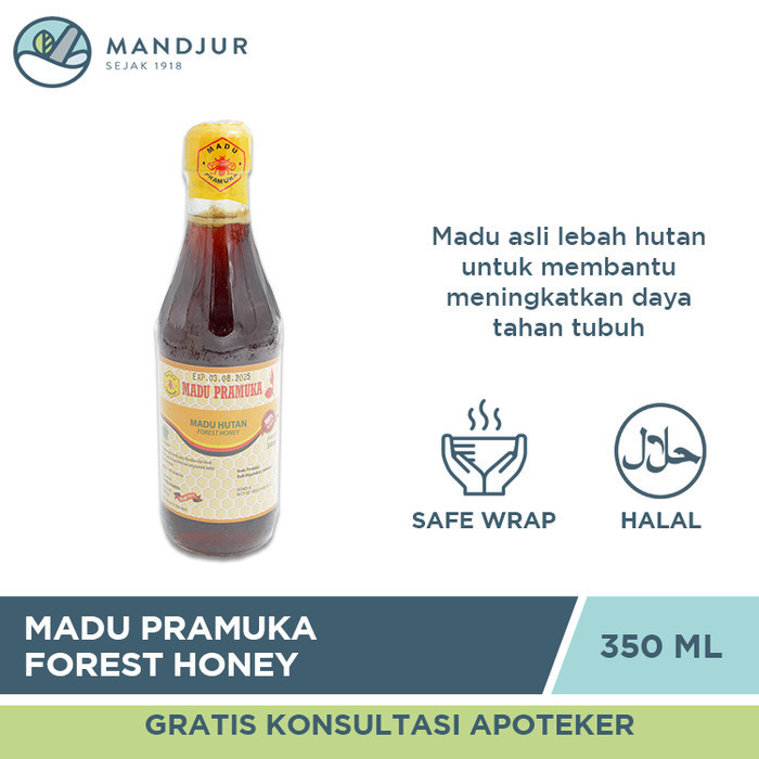 

Ready Madu Pramuka Hutan 350 mL - Madu Asli Lebah Liar / Madu Hutan