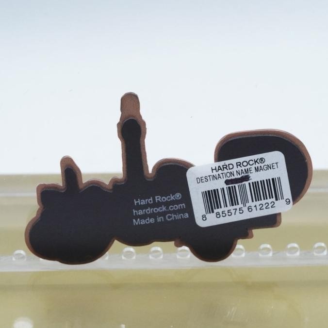 [Baru] Hard Rock Cafe Brussels Destination Name Magnet Original Merchandise