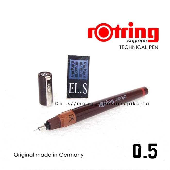 

Ready Rotring Isograph 0.5 Technical Pen