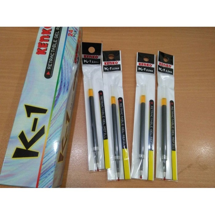 

Ready Kenko Refill / Isi Ulang Pulpen Gel K-1 ( PerBox = 24pcs )