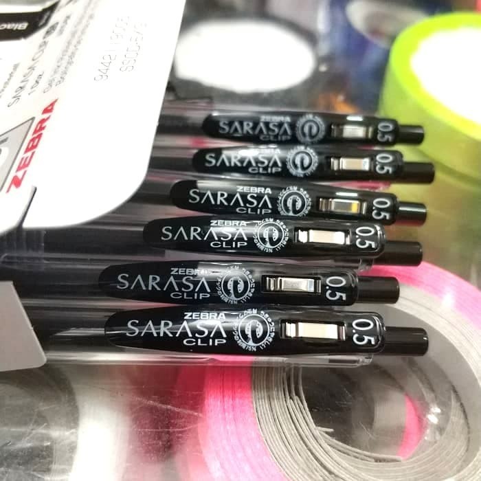 

Ready Pulpen Sarasa Gel 0.5 Hitam / Biru