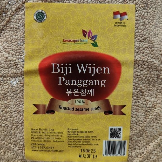 

Biji Wijen Panggang 1kg - Roasted Sesame Seeds Toasted Wijen Sangrai ZS88