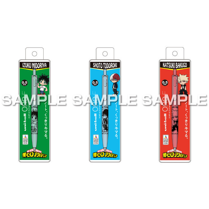 

Ready Uni UniBall One Feel My Hero Academia 0.5mm Pen Anime Limited Edition