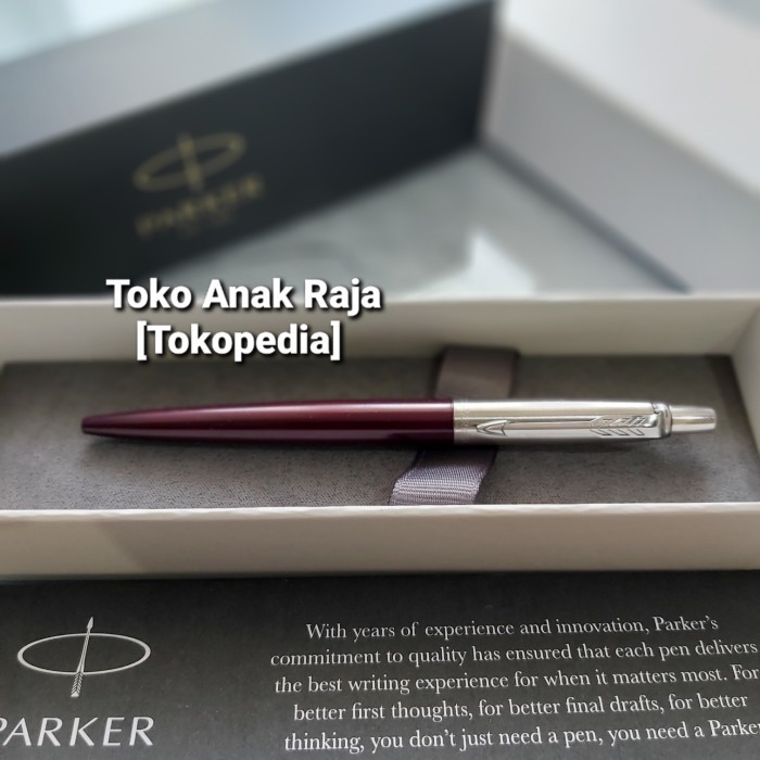 

Ready Pen Parker Jotter Blackberry SS CT Ballpoint - FullStainlessBody