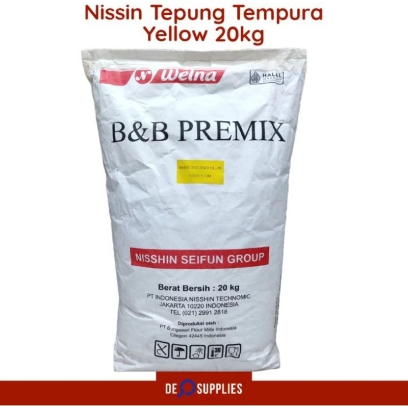 

Nissin Tempurako Yellow 20kg - Tepung Tempura Jepang Nisshin Horeca