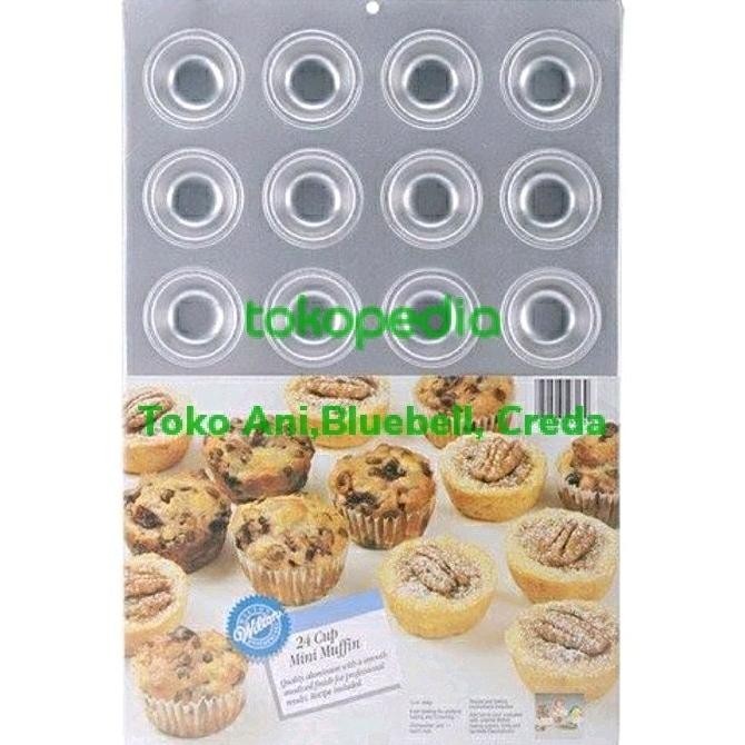 [Baru] Wilton Mini Muffin Pan 24 Cup Aluminium .