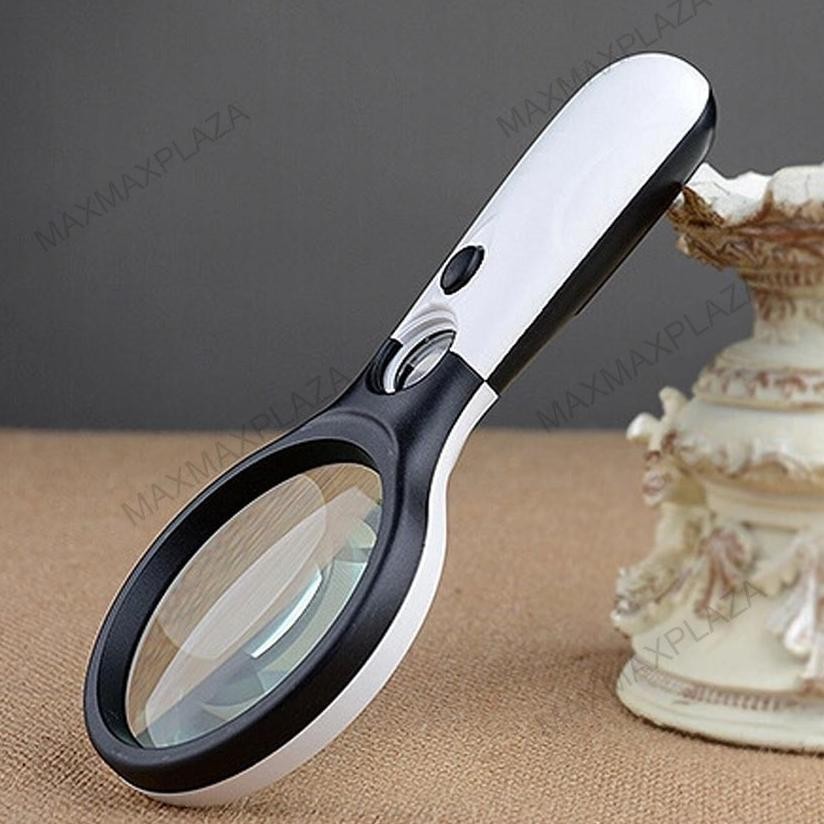 

COD 2in1 Magnifier Gelas Kaca Pembesar Dengan Lampu 3 LED Loop Magnifying Untuk Membaca dan Perhiasan Hemat